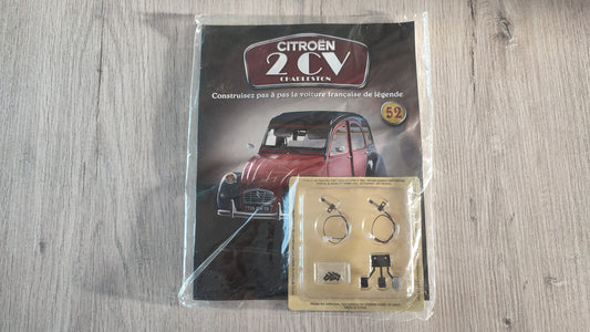 Fascicule avec pièces numéro 52 n°52 Citroën 2CV Charleston 1/8 1/8e 1/8ème Altaya #E74