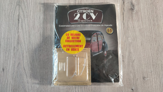 Fascicule avec pièces numéro 55 n°55 Citroën 2CV Charleston 1/8 1/8e 1/8ème Altaya #E74