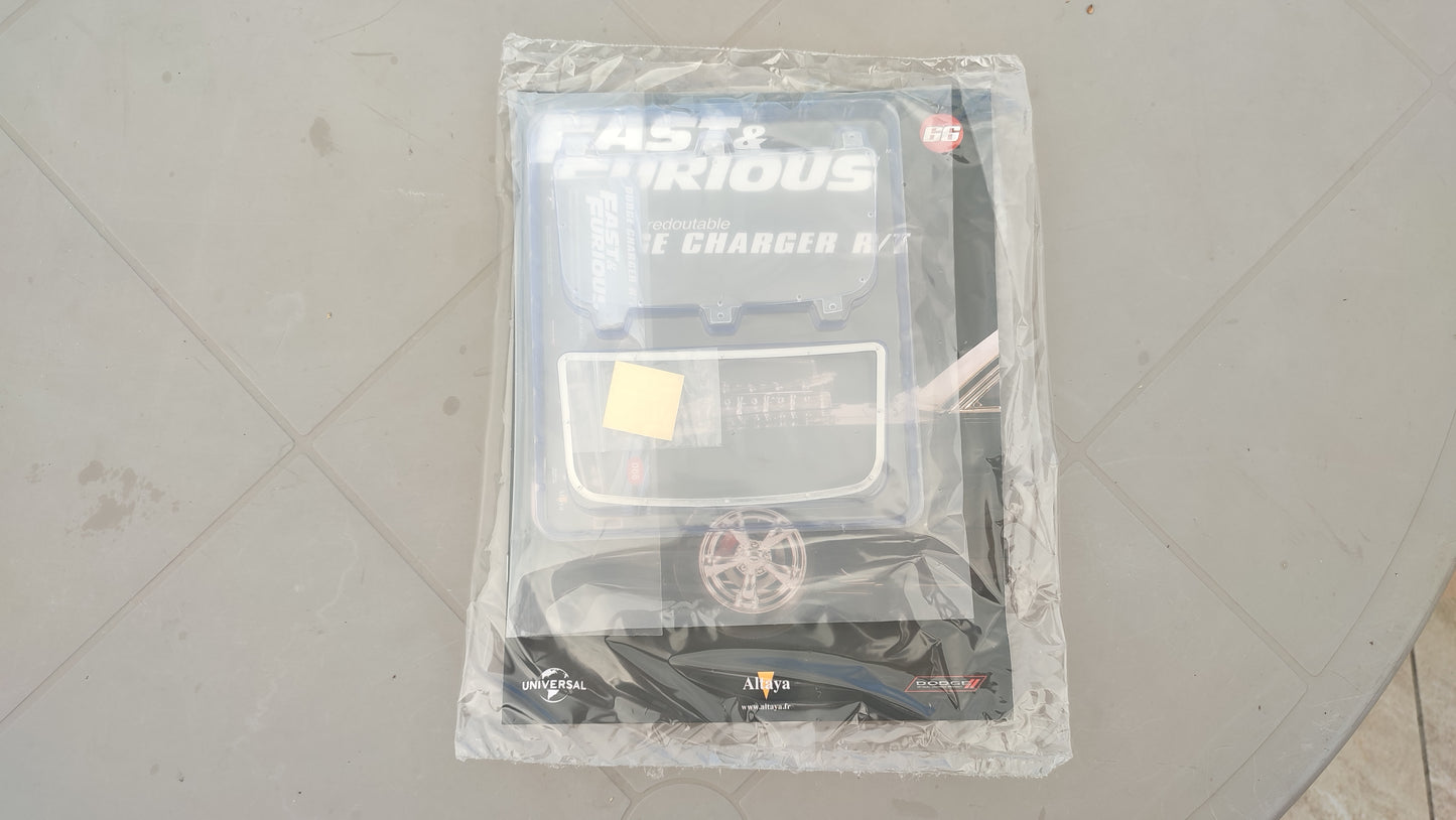 Fascicule avec pièces numéro 66 n°66 Dodge Charger R/T Fast & Furious 1/8 1/8e 1/8ème Altaya