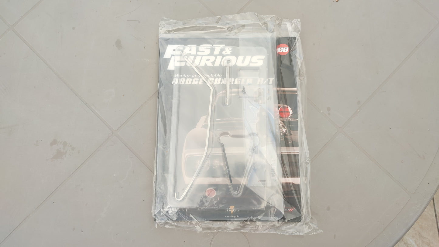 Fascicule avec pièces numéro 68 n°68 Dodge Charger R/T Fast & Furious 1/8 1/8e 1/8ème Altaya