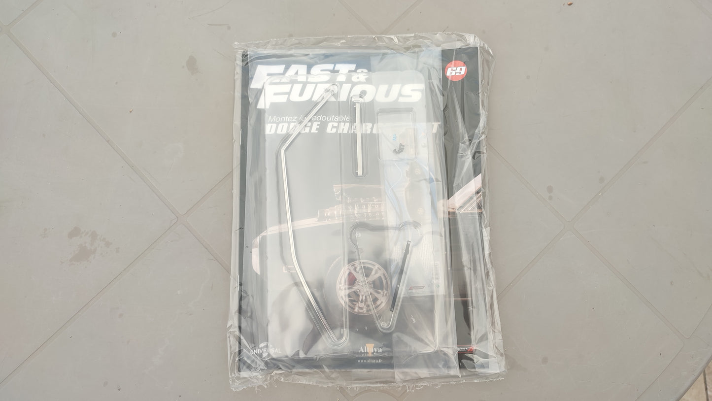 Fascicule avec pièces numéro 69 n°69 Dodge Charger R/T Fast & Furious 1/8 1/8e 1/8ème Altaya