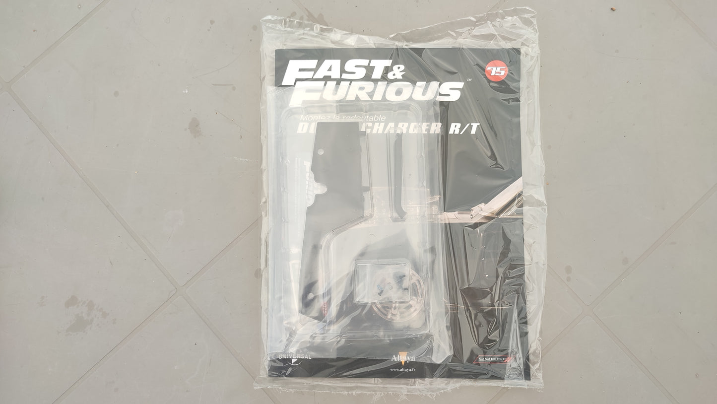 Fascicule avec pièces numéro 75 n°75 Dodge Charger R/T Fast & Furious 1/8 1/8e 1/8ème Altaya