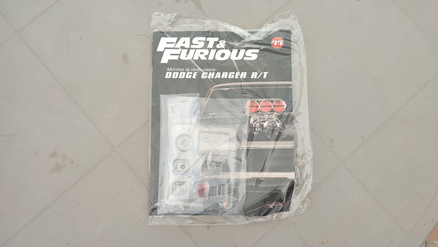 Fascicule avec pièces numéro 77 n°77 Dodge Charger R/T Fast & Furious 1/8 1/8e 1/8ème Altaya