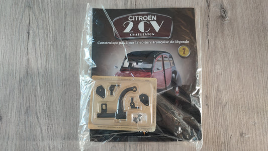 Fascicule avec pièces numéro 7 n°7 Citroën 2CV Charleston 1/8 1/8e 1/8ème Altaya #E74