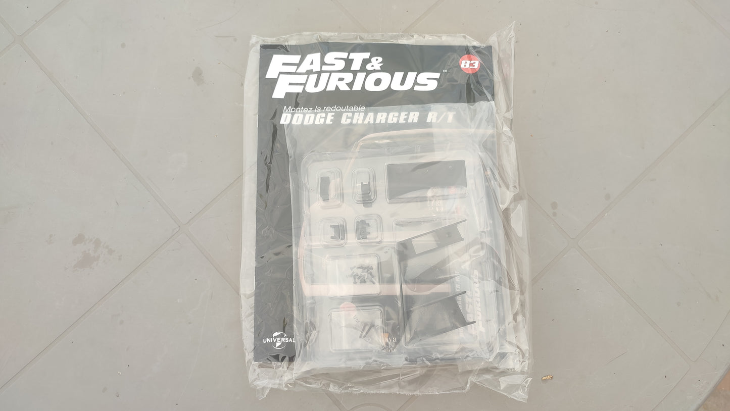 Fascicule avec pièces numéro 83 n°83 Dodge Charger R/T Fast & Furious 1/8 1/8e 1/8ème Altaya