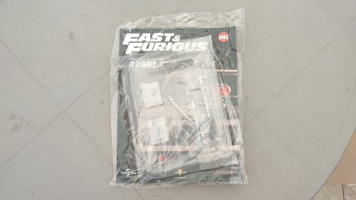 Fascicule avec pièces numéro 86 n°86 Dodge Charger R/T Fast & Furious 1/8 1/8e 1/8ème Altaya