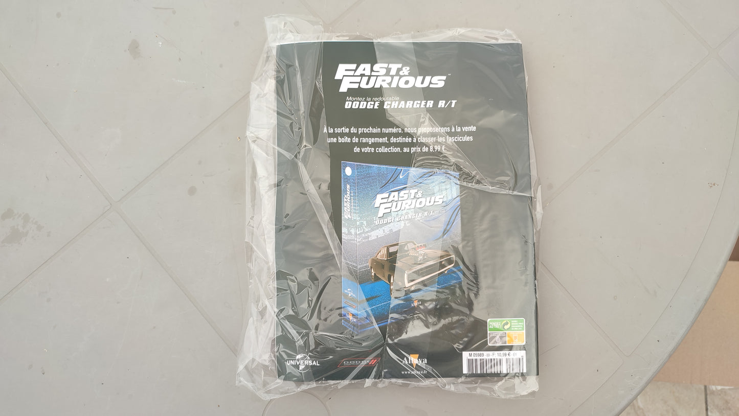 Fascicule avec pièces numéro 89 n°89 Dodge Charger R/T Fast & Furious 1/8 1/8e 1/8ème Altaya
