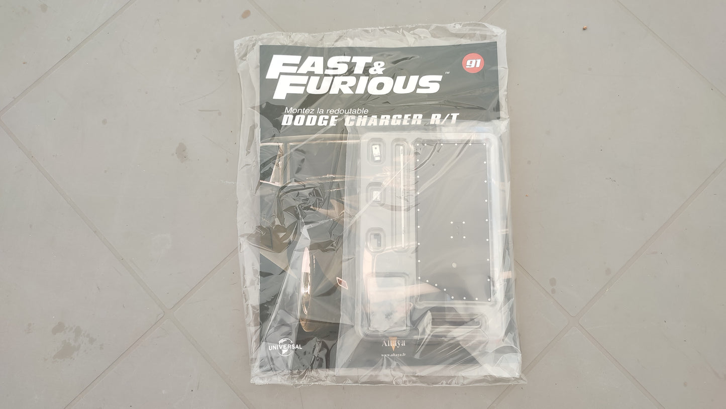 Fascicule avec pièces numéro 91 n°91 Dodge Charger R/T Fast & Furious 1/8 1/8e 1/8ème Altaya