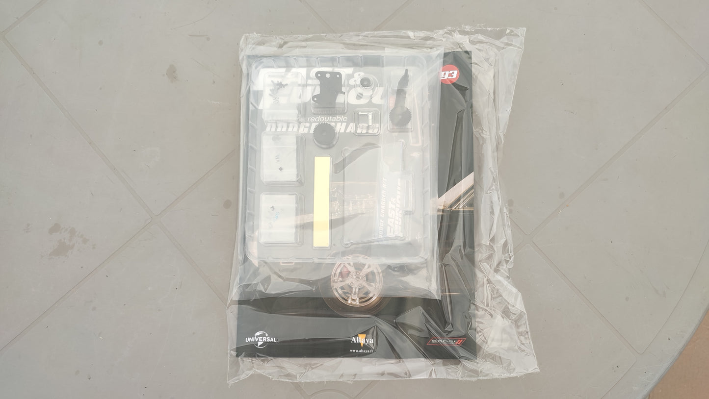 Fascicule avec pièces numéro 93 n°93 Dodge Charger R/T Fast & Furious 1/8 1/8e 1/8ème Altaya