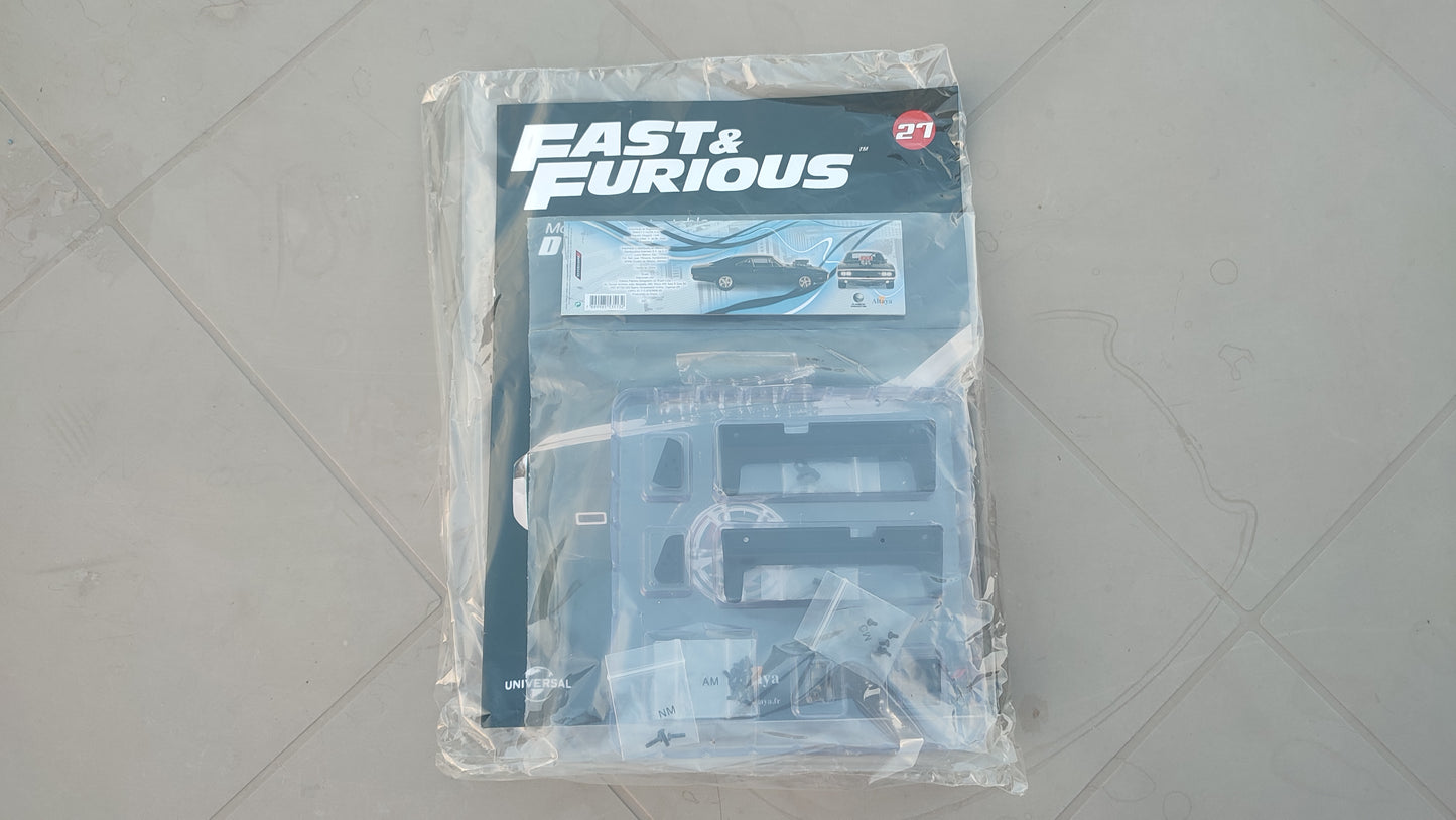 Fascicule avec pièces scellé numéro 27 n°27 Dodge Charger R/T Fast & Furious 1/8 1/8e 1/8ème Altaya