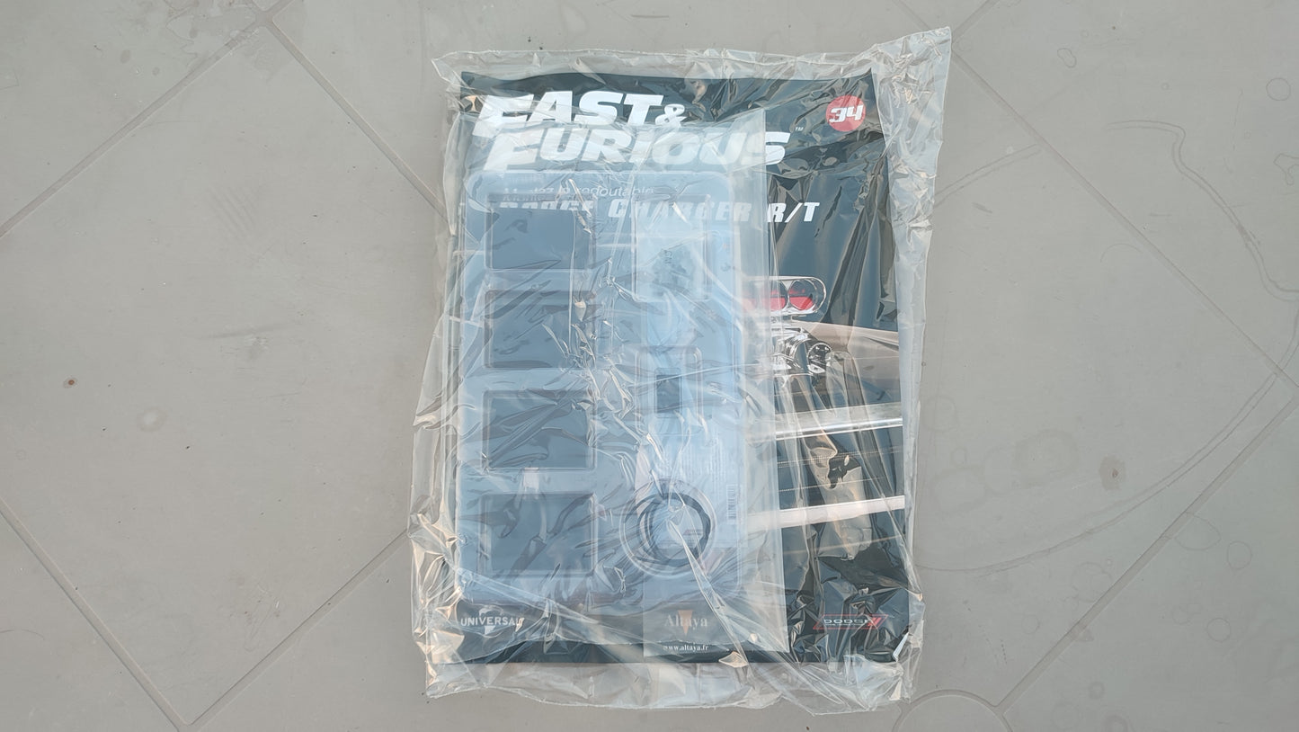 Fascicule avec pièces scellé numéro 34 n°34 Dodge Charger R/T Fast & Furious 1/8 1/8e 1/8ème Altaya
