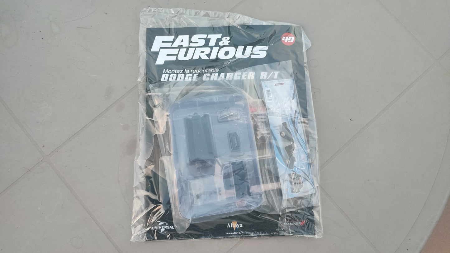 Fascicule avec pièces scellé numéro 49 n°49 Dodge Charger R/T Fast & Furious 1/8 1/8e 1/8ème Altaya