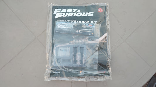 Fascicule avec pièces scellé numéro 57 n°57 Dodge Charger R/T Fast & Furious 1/8 1/8e 1/8ème Altaya