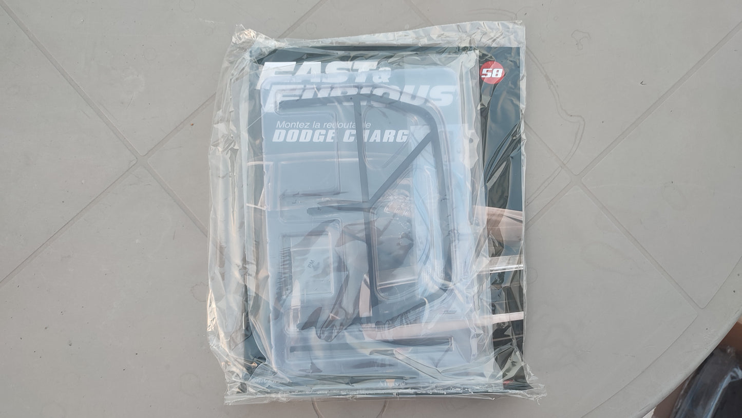 Fascicule avec pièces scellé numéro 58 n°58 Dodge Charger R/T Fast & Furious 1/8 1/8e 1/8ème Altaya