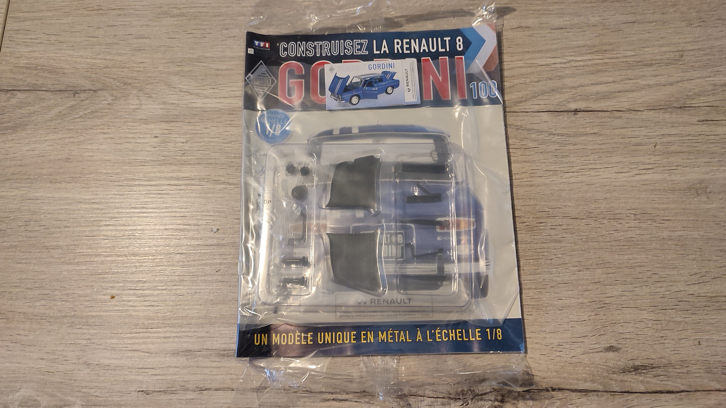 Fascicule complet scellé numéro 100 n°100 Renault R8 Gordini 1/8 1/8ème Eaglemoss Collections #D61