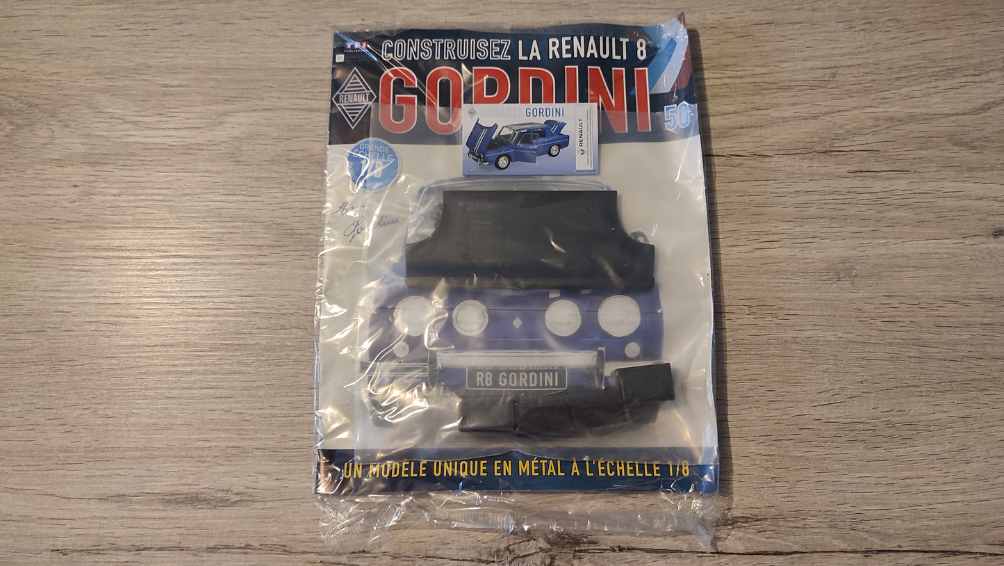 Fascicule complet scellé numéro 50 n°50 Renault R8 Gordini 1/8 1/8ème Eaglemoss Collections #D61