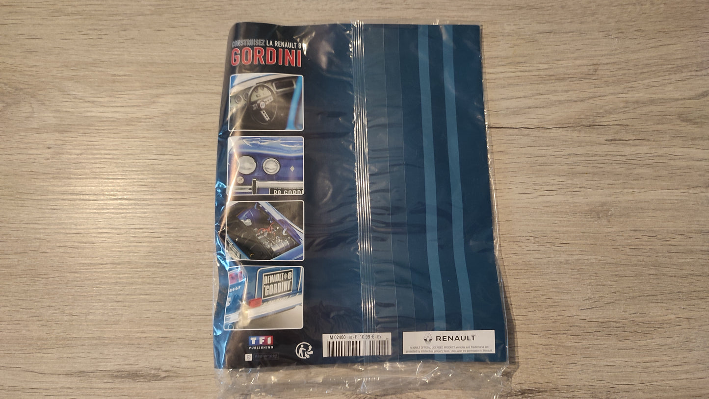Fascicule complet scellé numéro 50 n°50 Renault R8 Gordini 1/8 1/8ème Eaglemoss Collections #D61