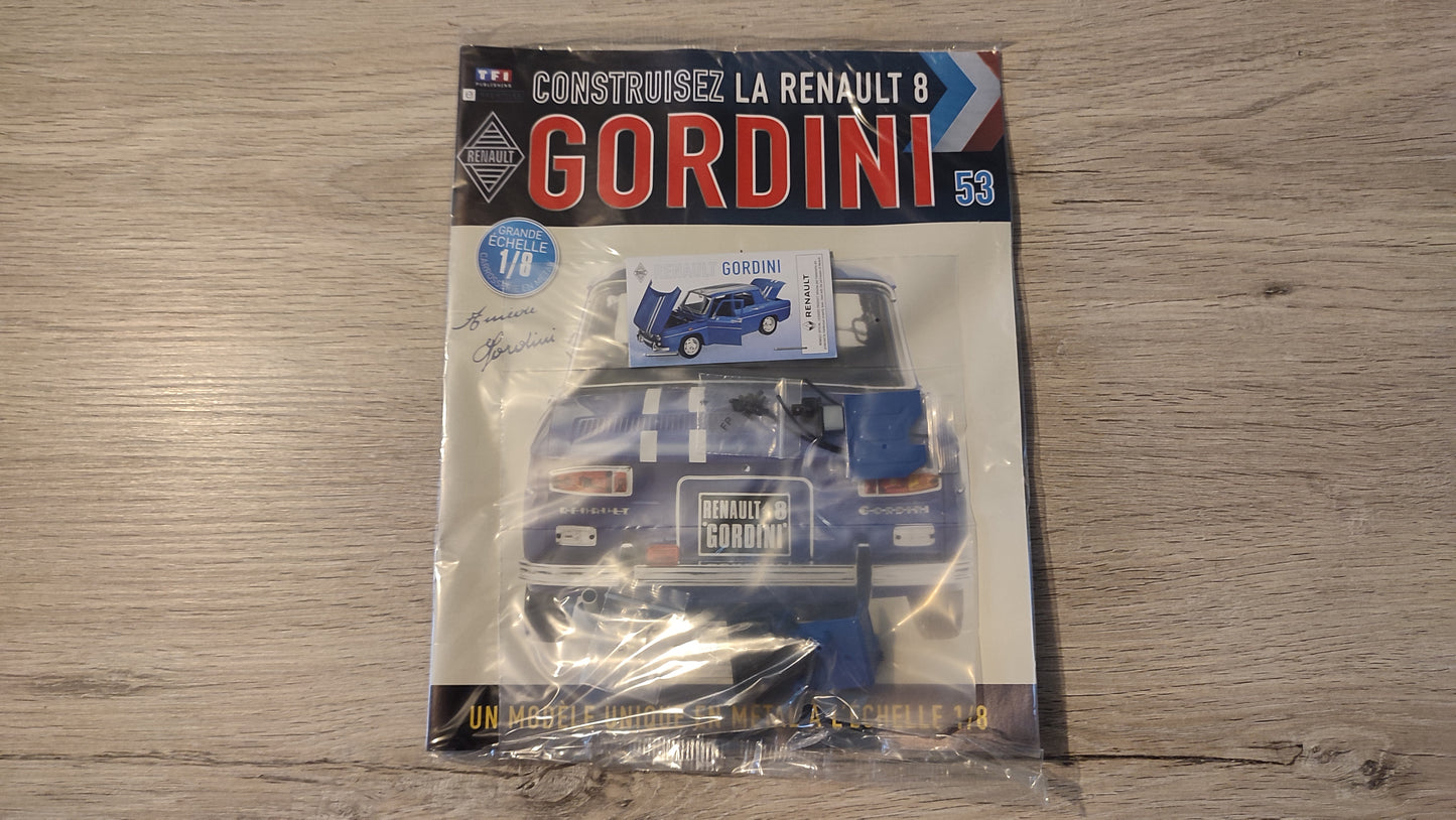 Fascicule complet scellé numéro 53 n°53 Renault R8 Gordini 1/8 1/8ème Eaglemoss Collections #D61