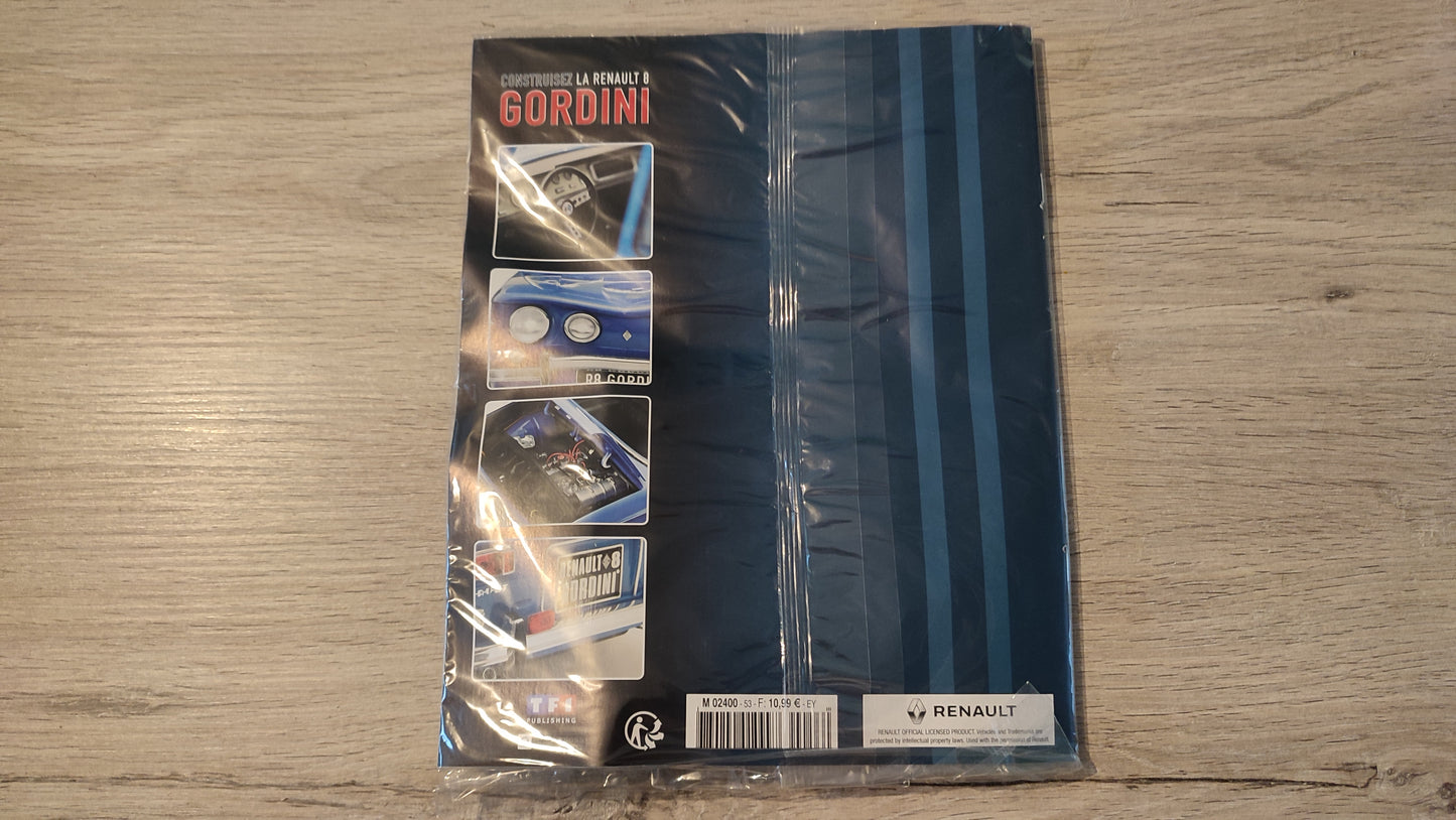 Fascicule complet scellé numéro 53 n°53 Renault R8 Gordini 1/8 1/8ème Eaglemoss Collections #D61