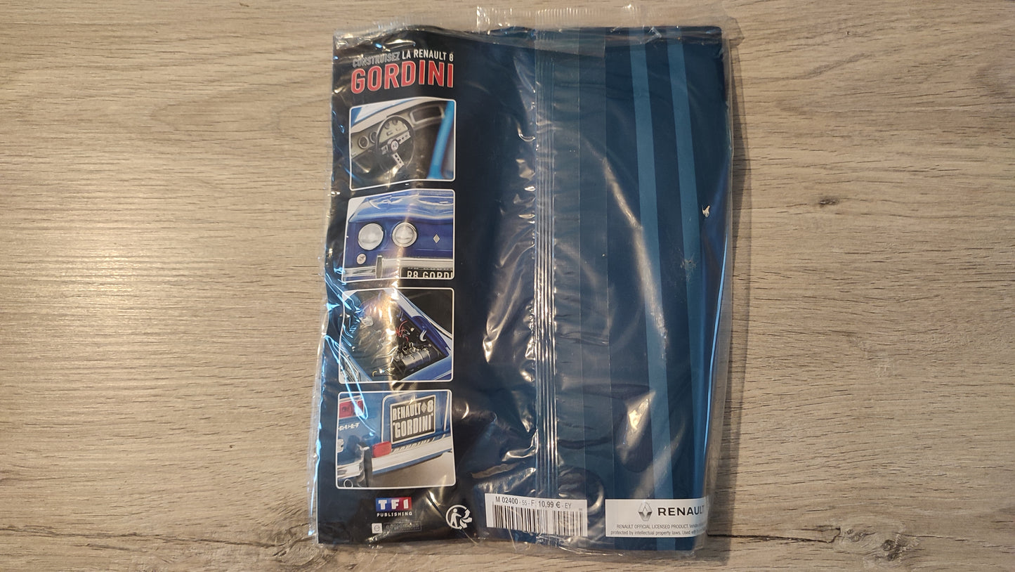 Fascicule complet scellé numéro 55 n°55 Renault R8 Gordini 1/8 1/8ème Eaglemoss Collections #D61