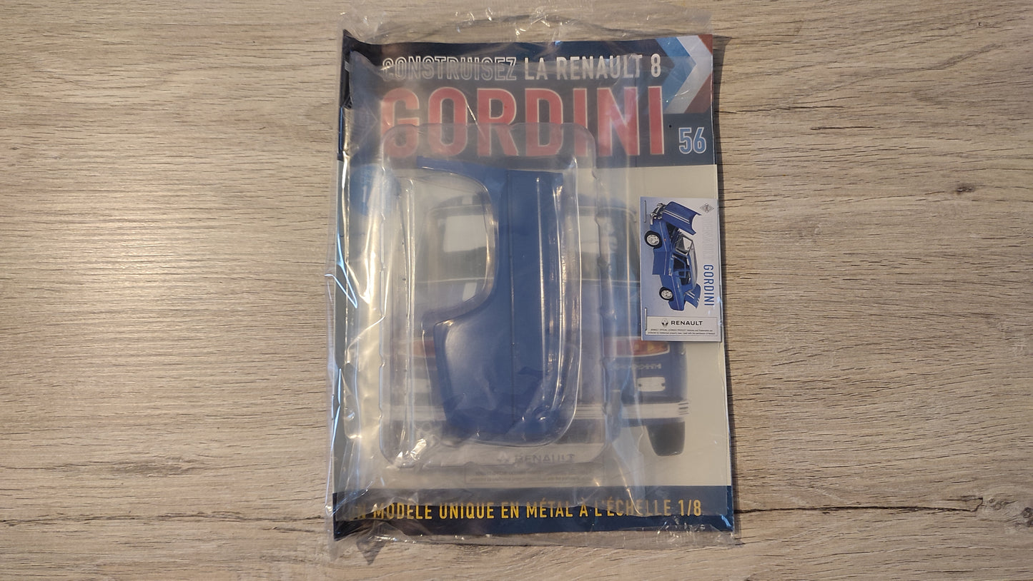 Fascicule complet scellé numéro 56 n°56 Renault R8 Gordini 1/8 1/8ème Eaglemoss Collections #D61