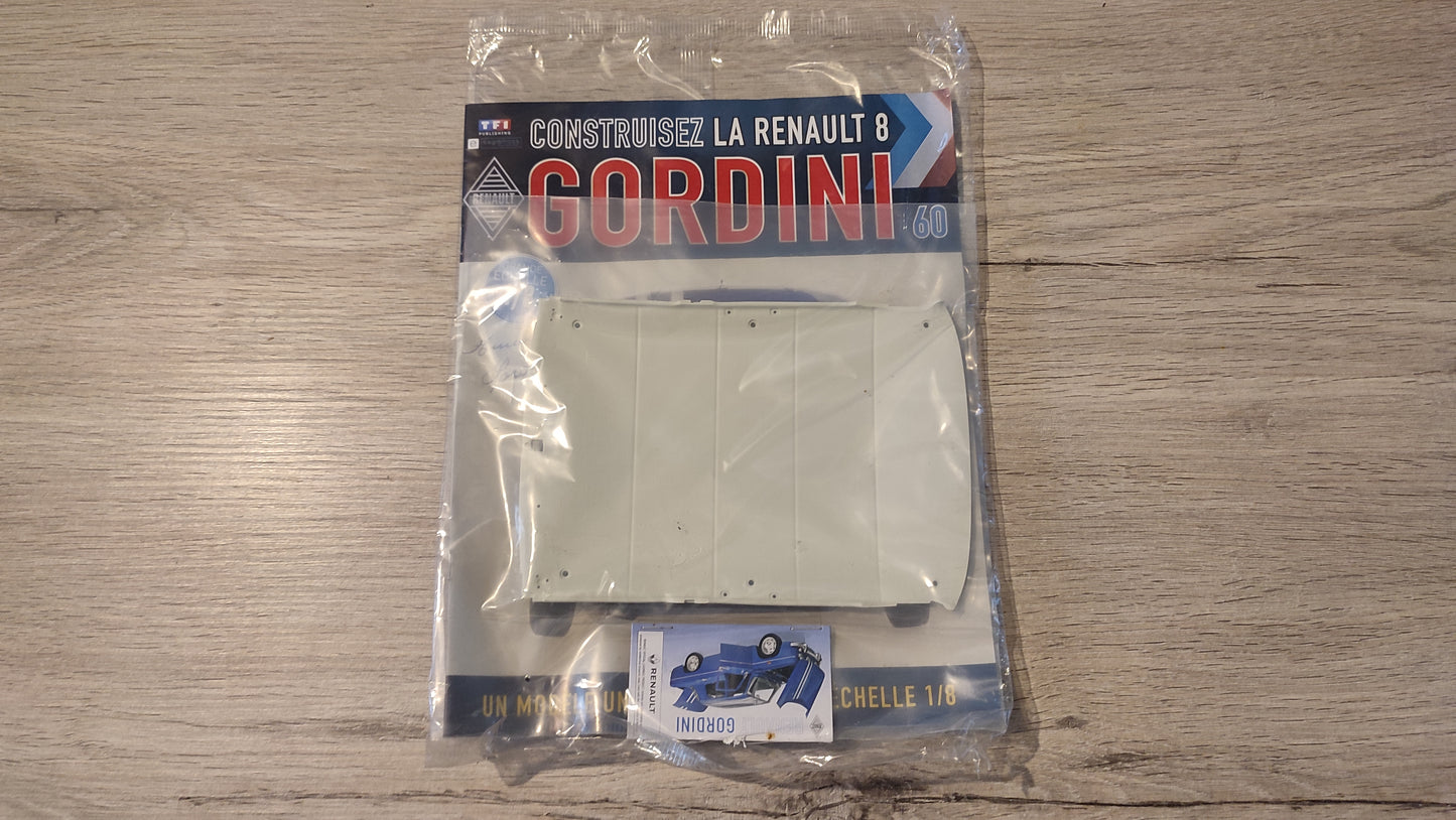 Fascicule complet scellé numéro 60 n°60 Renault R8 Gordini 1/8 1/8ème Eaglemoss Collections #D61