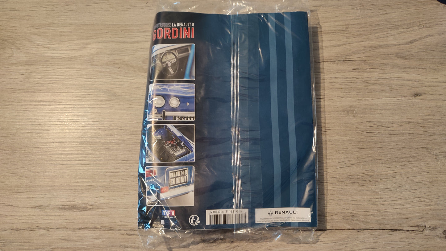 Fascicule complet scellé numéro 64 n°64 Renault R8 Gordini 1/8 1/8ème Eaglemoss Collections #D61