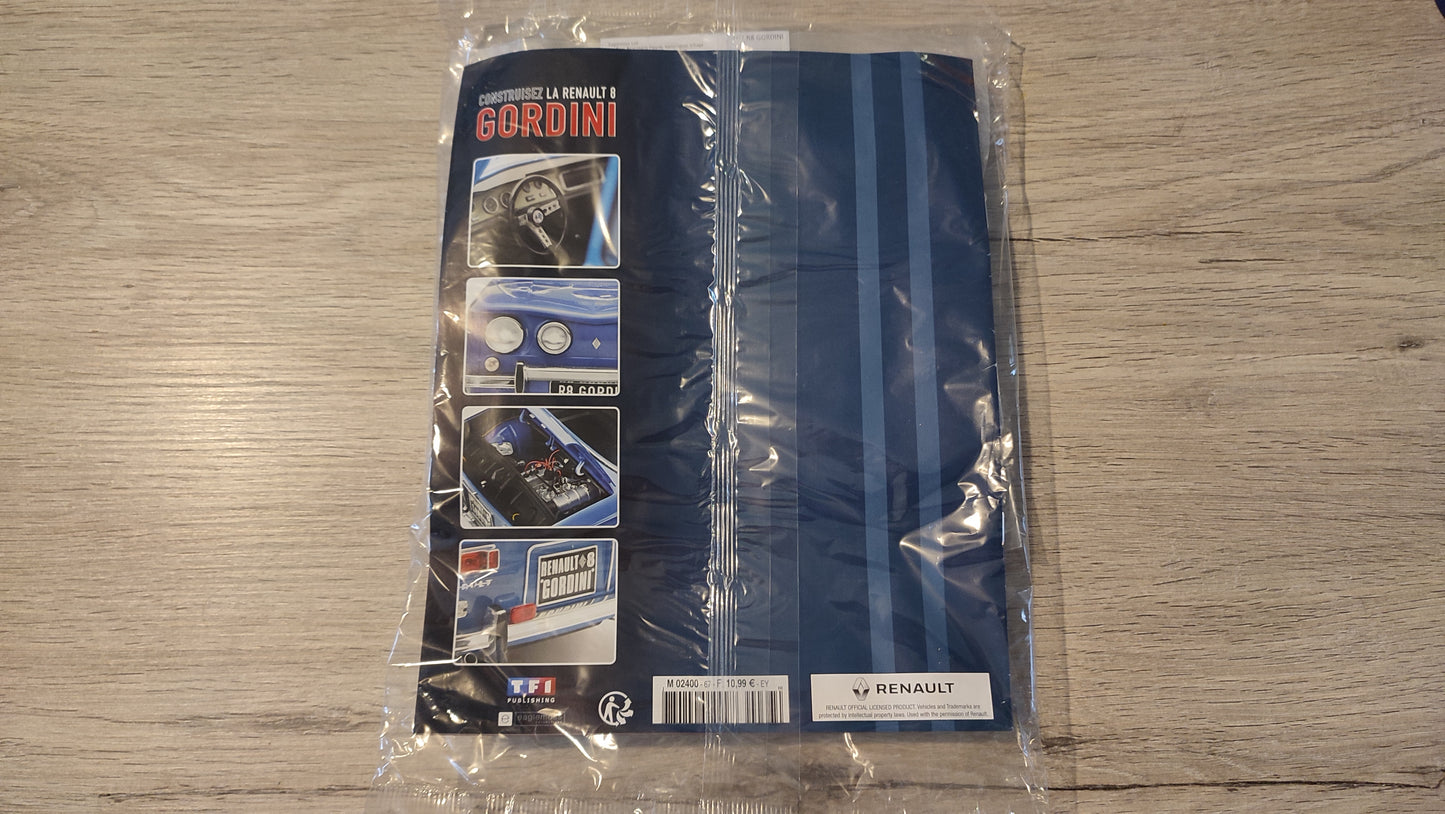 Fascicule complet scellé numéro 67 n°67 Renault R8 Gordini 1/8 1/8ème Eaglemoss Collections #D61