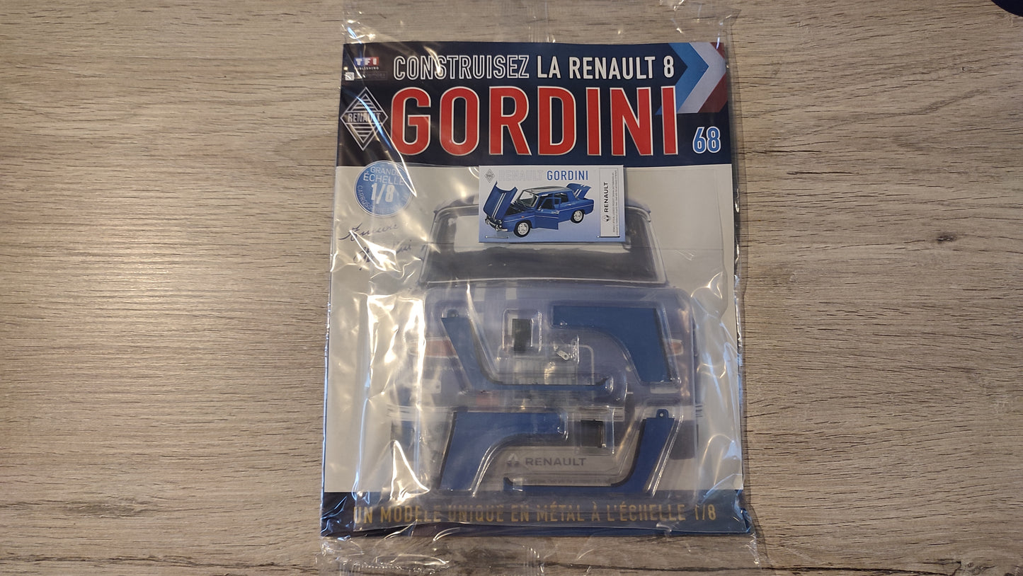 Fascicule complet scellé numéro 68 n°68 Renault R8 Gordini 1/8 1/8ème Eaglemoss Collections #D61