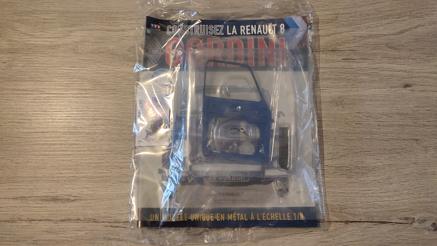 Fascicule complet scellé numéro 70 n°70 Renault R8 Gordini 1/8 1/8ème Eaglemoss Collections #D61