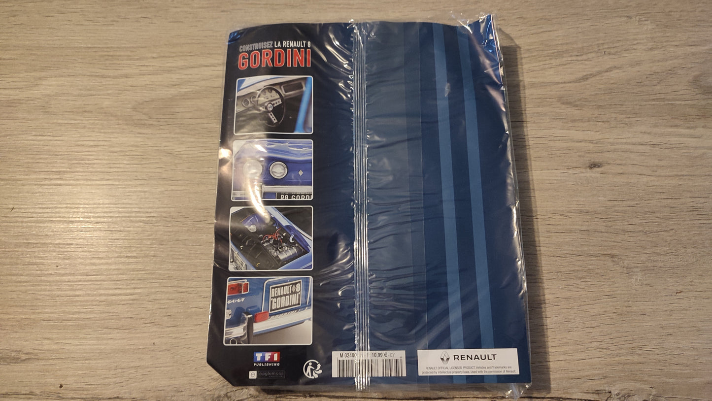 Fascicule complet scellé numéro 77 n°77 Renault R8 Gordini 1/8 1/8ème Eaglemoss Collections #D61