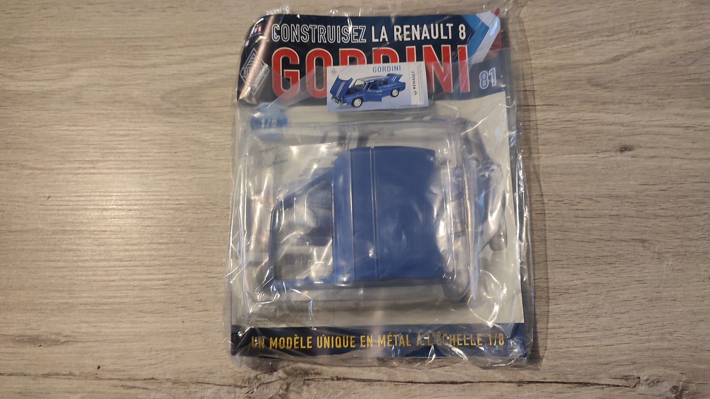 Fascicule complet scellé numéro 81 n°81 Renault R8 Gordini 1/8 1/8ème Eaglemoss Collections #D61