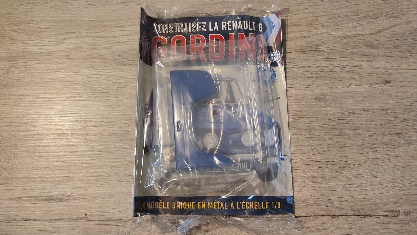Fascicule complet scellé numéro 83 n°83 Renault R8 Gordini 1/8 1/8ème Eaglemoss Collections #D61