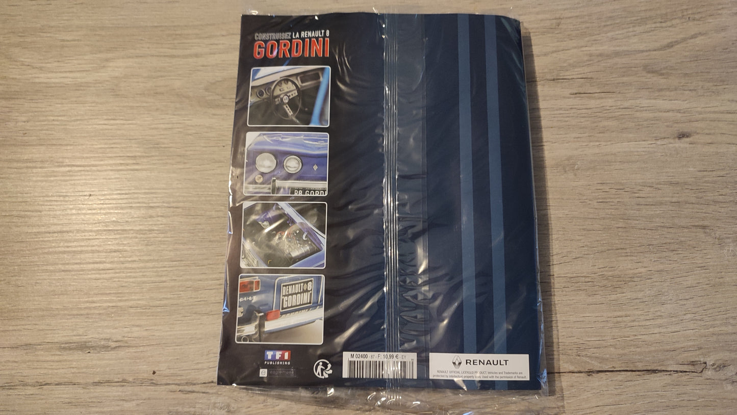 Fascicule complet scellé numéro 87 n°87 Renault R8 Gordini 1/8 1/8ème Eaglemoss Collections #D61