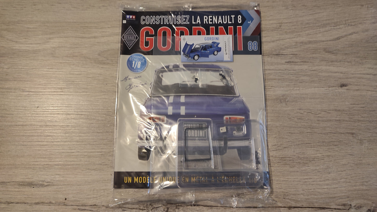 Fascicule complet scellé numéro 88 n°88 Renault R8 Gordini 1/8 1/8ème Eaglemoss Collections #D61