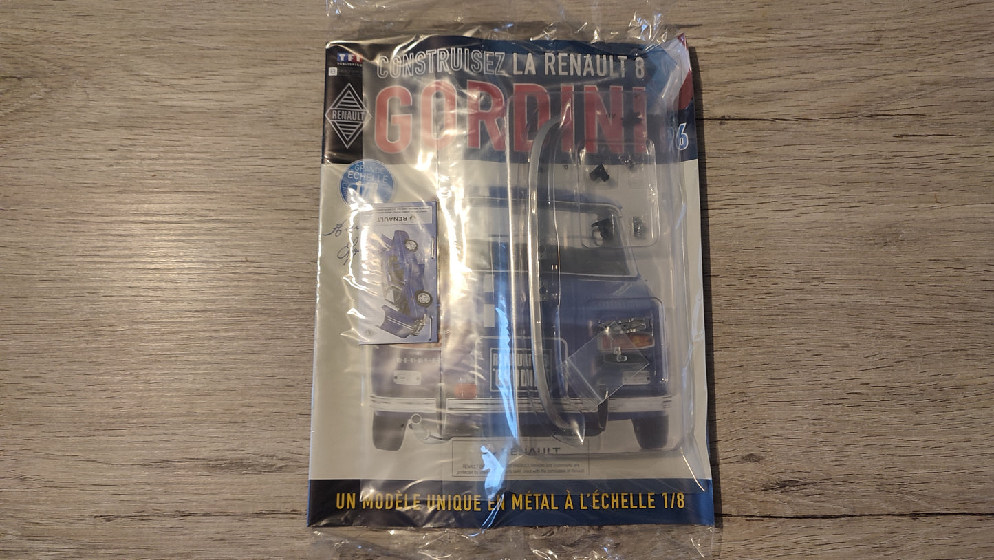 Fascicule complet scellé numéro 96 n°96 Renault R8 Gordini 1/8 1/8ème Eaglemoss Collections #D61