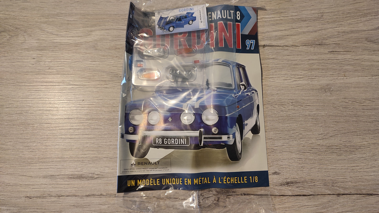 Fascicule complet scellé numéro 97 n°97 Renault R8 Gordini 1/8 1/8ème Eaglemoss Collections #D61