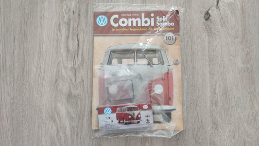 Fascicule numéro 101 n°101 Le combi Volkswagen Split Samba 1/8 1/8ème Altaya #C72