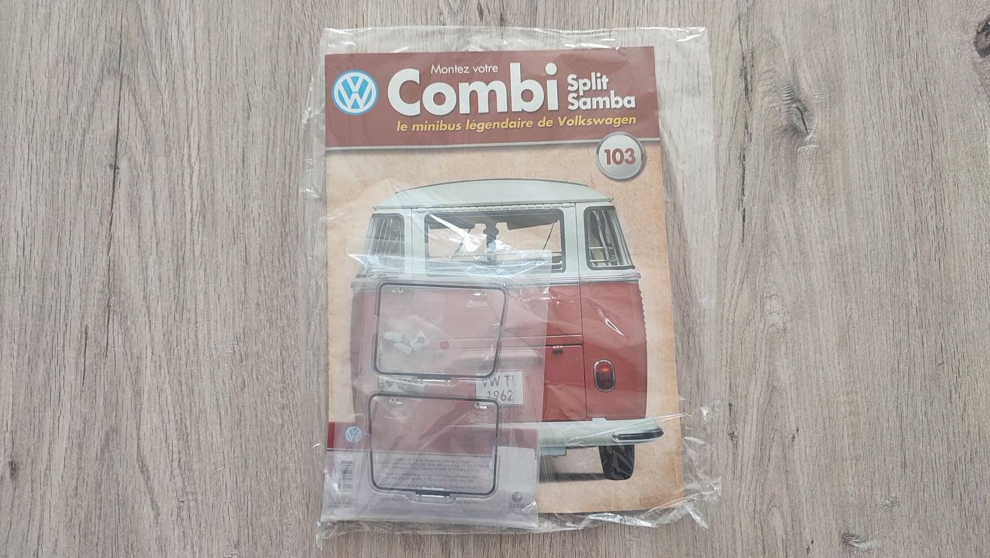 Fascicule numéro 103 n°103 Le combi Volkswagen Split Samba 1/8 1/8ème Altaya #C72