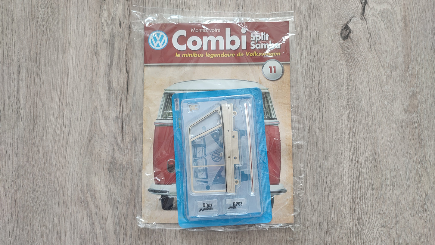 Fascicule numéro 11 n°11 Le combi Volkswagen Split Samba 1/8 1/8ème Altaya #C72