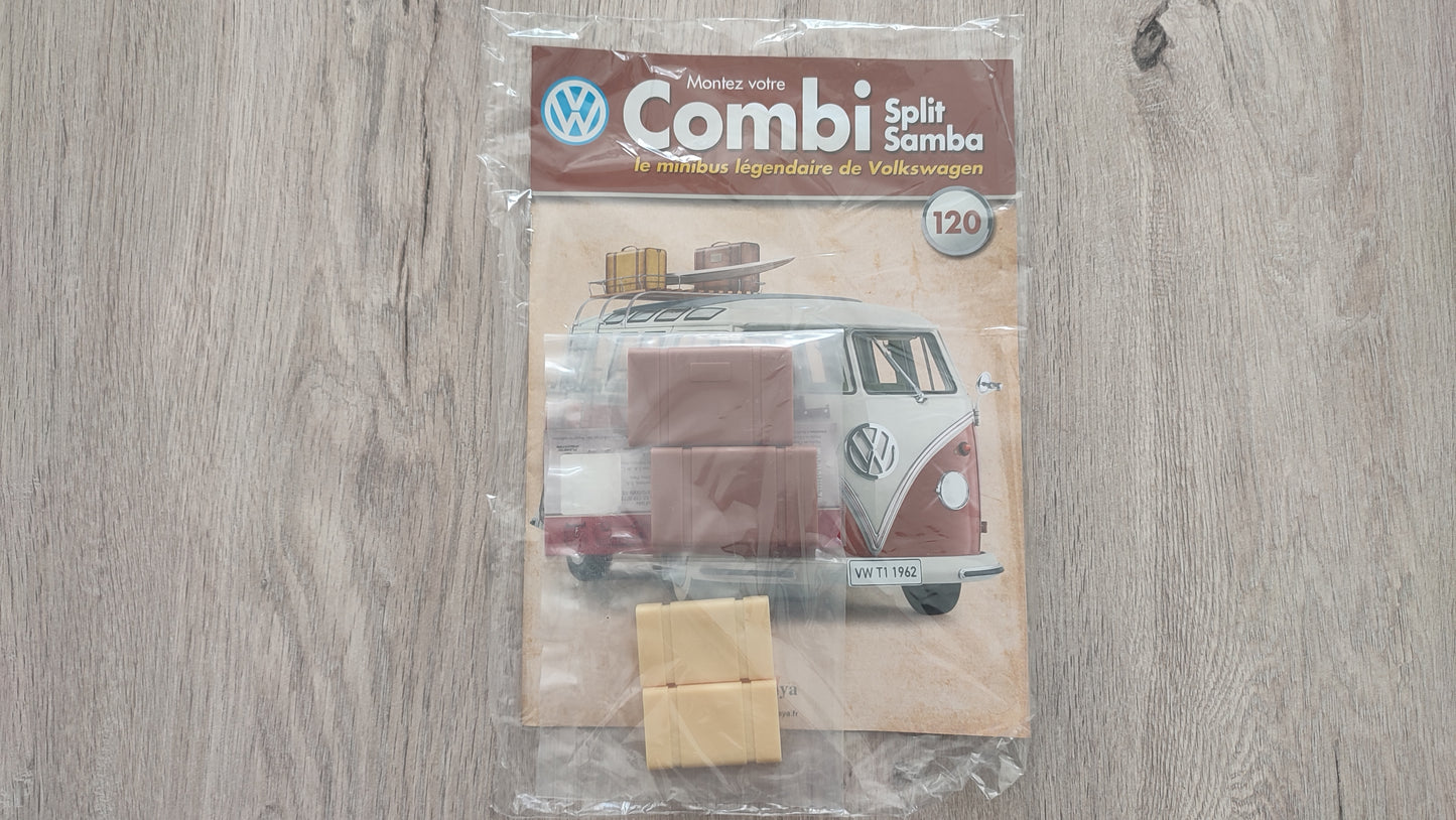 Fascicule numéro 120 n°120 Le combi Volkswagen Split Samba 1/8 1/8ème Altaya #C72