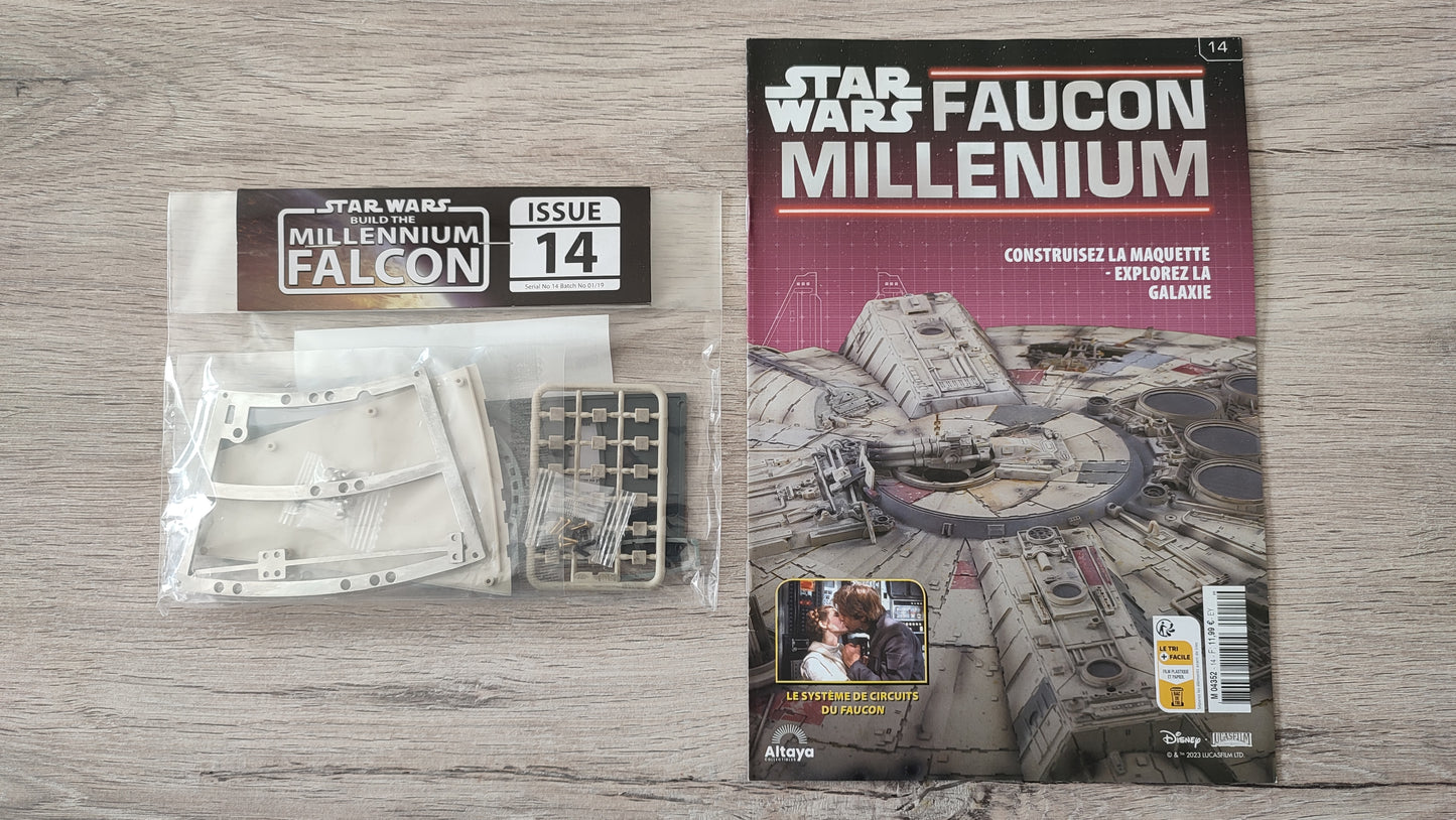 Fascicule numéro 14 n°14 Star Wars Faucon Millenium Altaya #D05