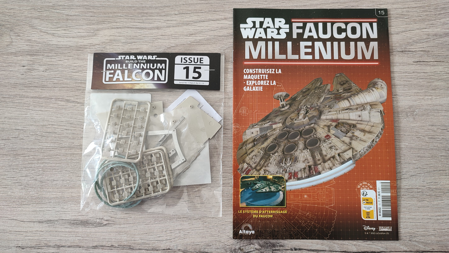 Fascicule numéro 15 n°15 Star Wars Faucon Millenium Altaya #D05