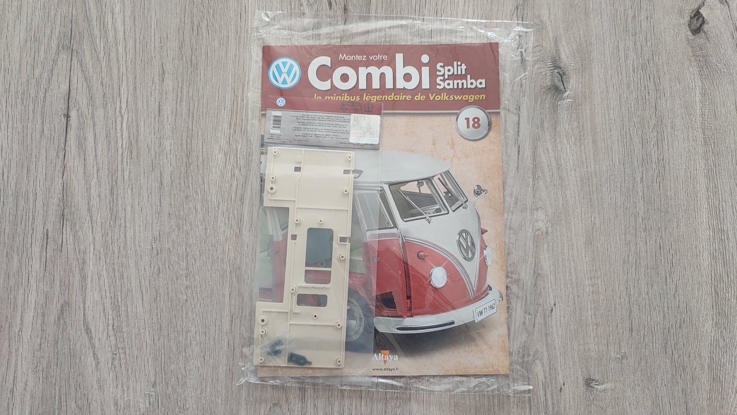 Fascicule numéro 18 n°18 Le combi Volkswagen Split Samba 1/8 1/8ème Altaya #C72