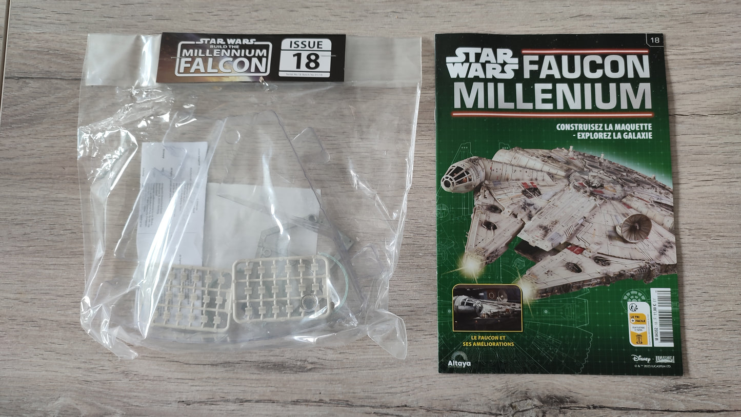 Fascicule numéro 18 n°18 Star Wars Faucon Millenium Altaya #D05