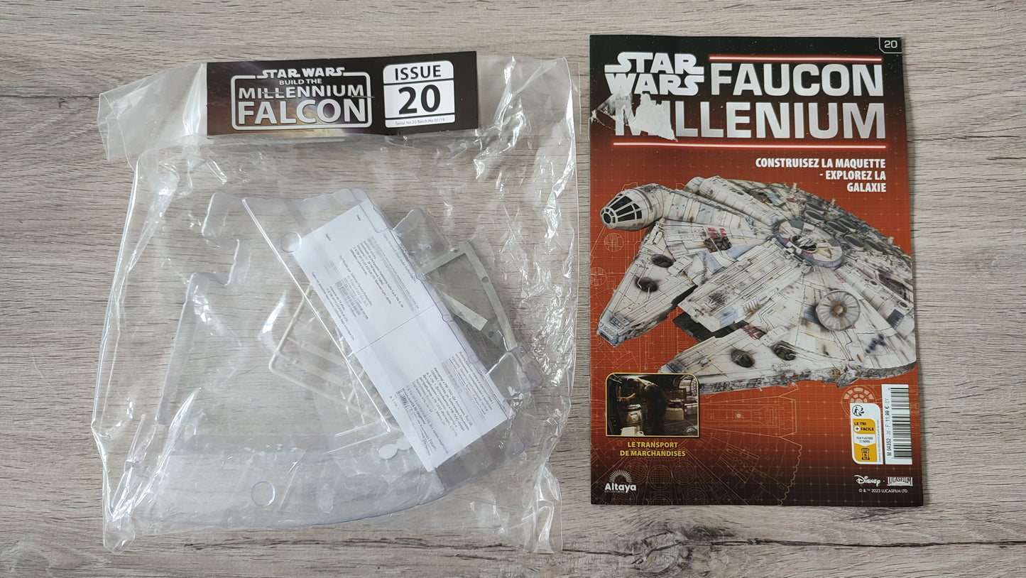 Fascicule numéro 20 n°20 Star Wars Faucon Millenium Altaya #D05