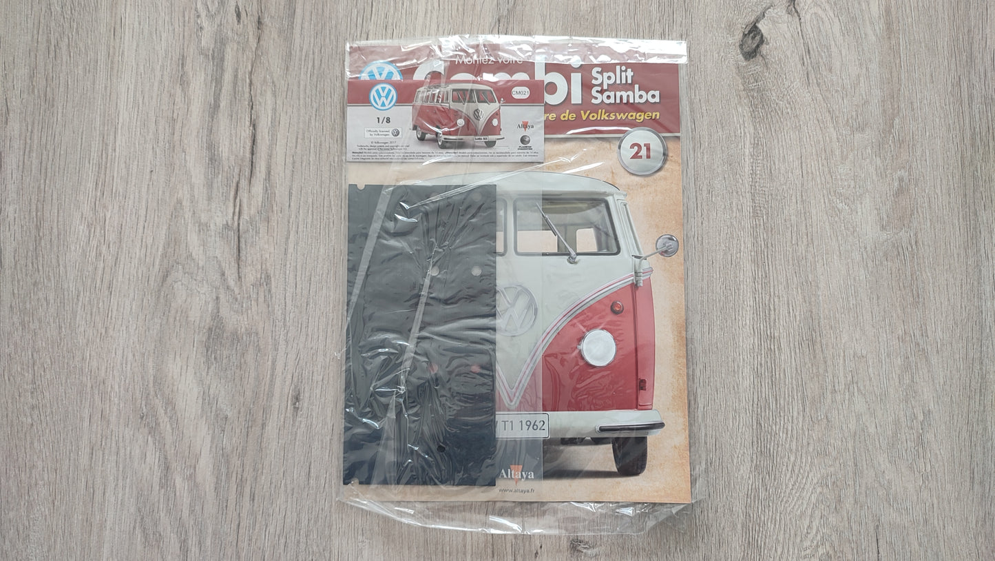 Fascicule numéro 21 n°21 Le combi Volkswagen Split Samba 1/8 1/8ème Altaya #C72