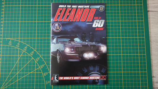 Fascicule numéro 22 n°22 seul sans pièce Ford Mustang 1967 Eleanor 60 secondes chrono 1/8 1/8ème Eaglemoss Collections #D49