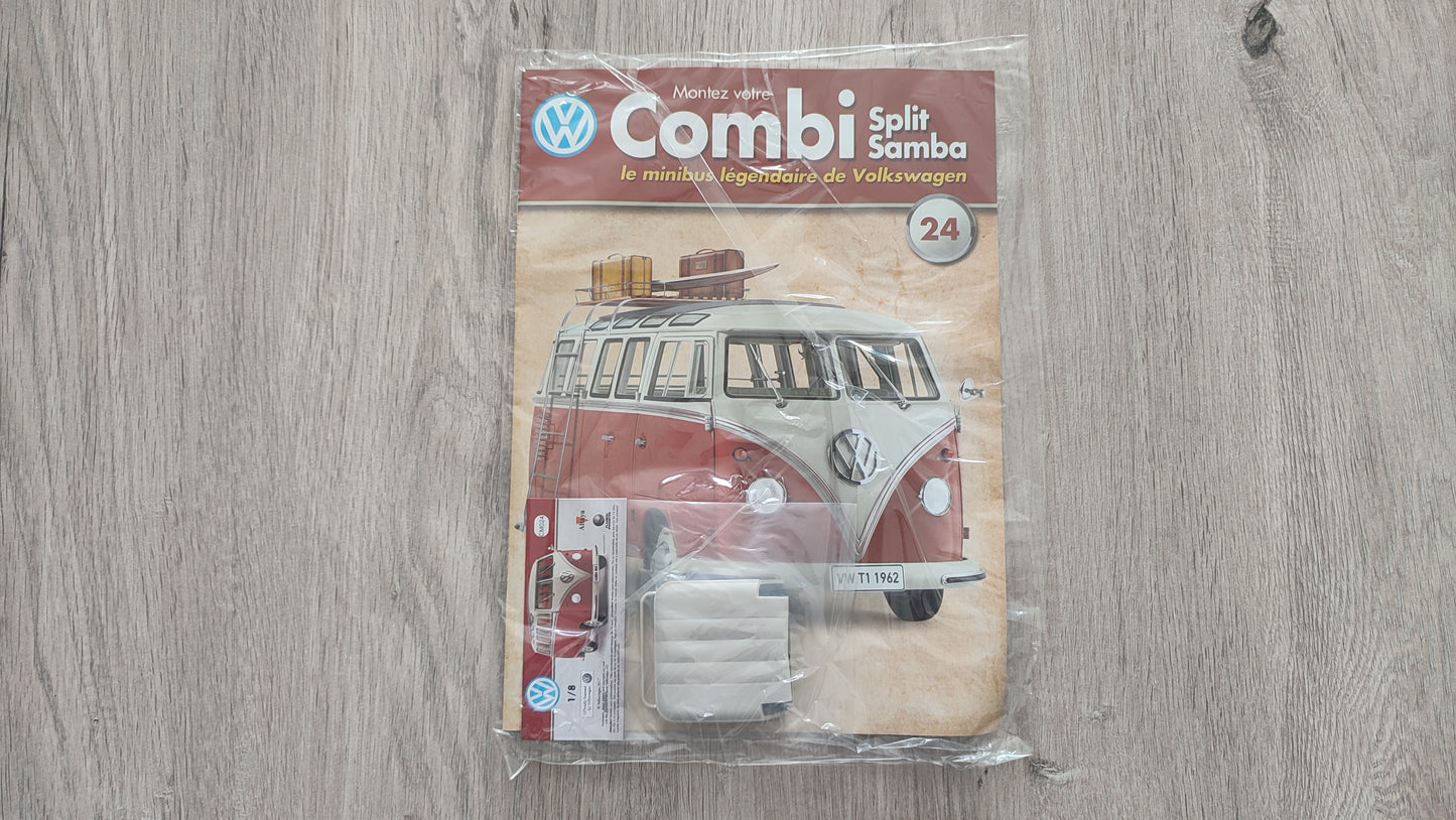 Fascicule numéro 24 n°24 Le combi Volkswagen Split Samba 1/8 1/8ème Altaya #C72