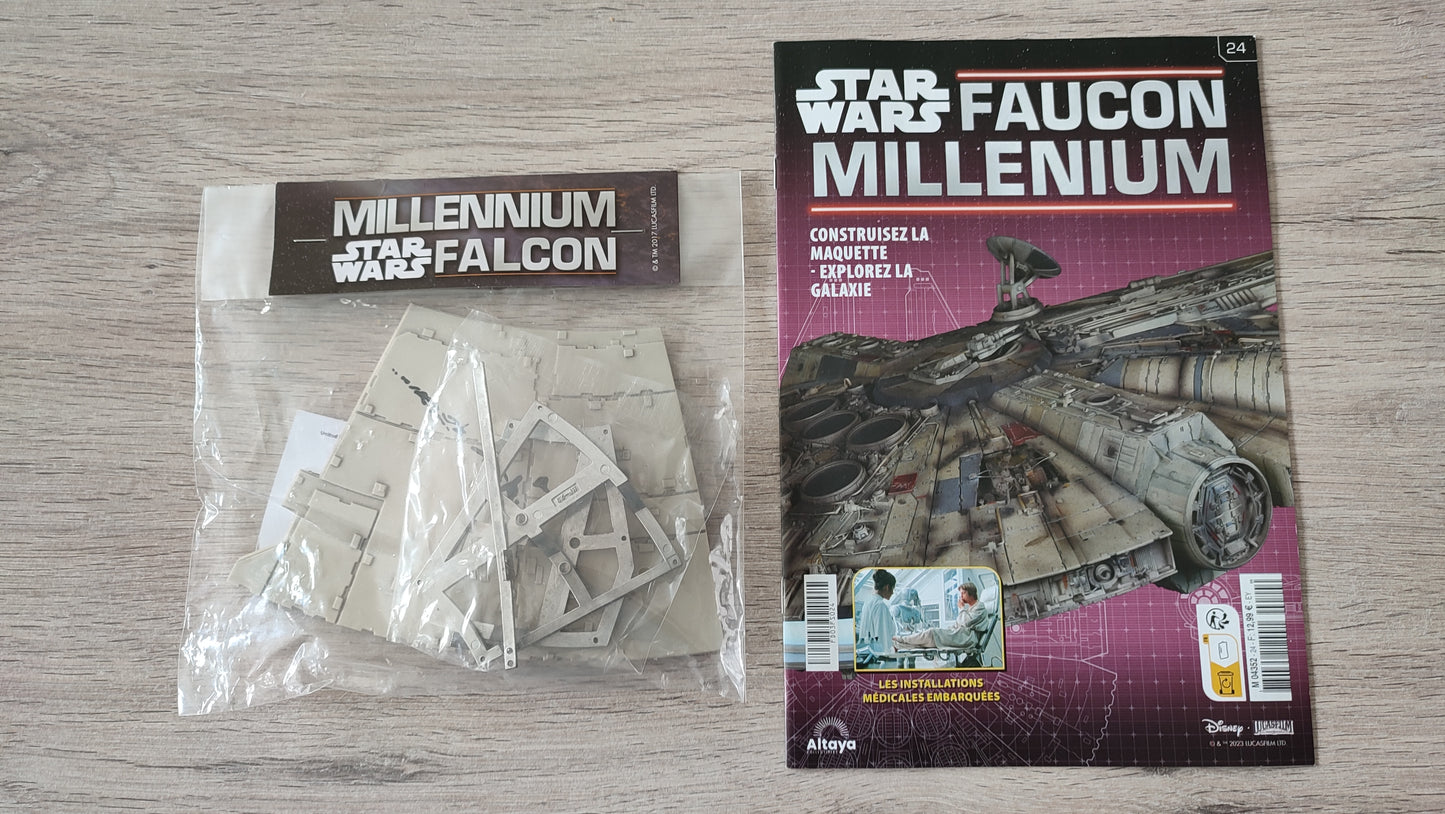 Fascicule numéro 24 n°24 Star Wars Faucon Millenium Altaya #D05